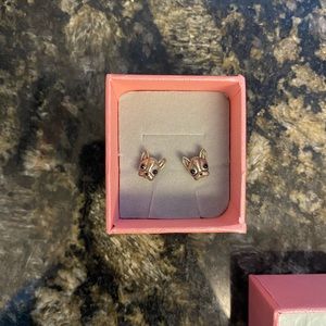 French bulldog earrings